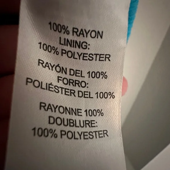 Turquoise Tiered Hem Maxi Dress Small - Picture 5 of 6